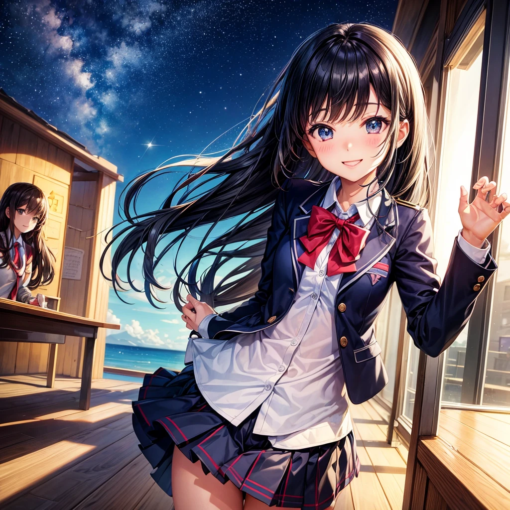 best quality,,smile,blazer,swimsuit,nepal,School,classroom,Collective of girls,JK,A girl taking off her uniform,Sexy and cute,Uniform of the Future,Ribbon on uniform,Evolution of fashion,middle School girlultiple girls are depicted,harem,idol group,starry sky background,photo shoot,long hair,wearing a cardigan,beautiful girlの国,girl's paradise,highest quality,big breasts,leather jacket,happy girl,horny girl,blue eyes,perfect face,standing position,She has her bangs down,fur jacket,Beautiful eyes,smooth hair,perfect eyes,beautiful girl,Angel Girl,multicolored hair colors,naughty girl,beautiful,High-dimensional beautiful girl,Multidimensional beautiful girl,gathering,Group、,