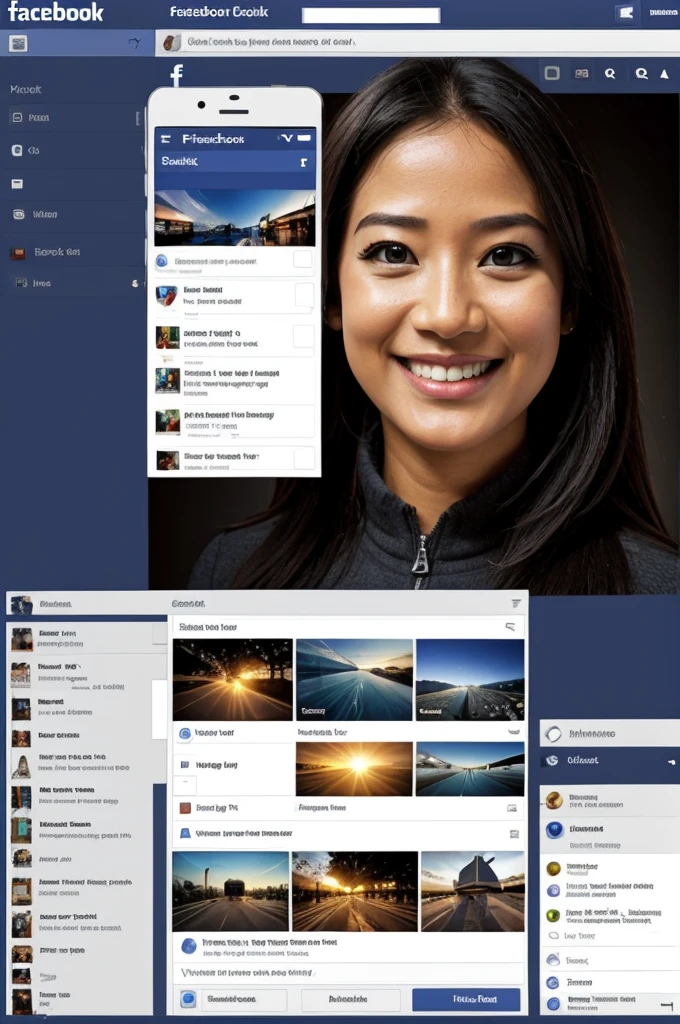 facebook caption Titel and picture thumbnail editor