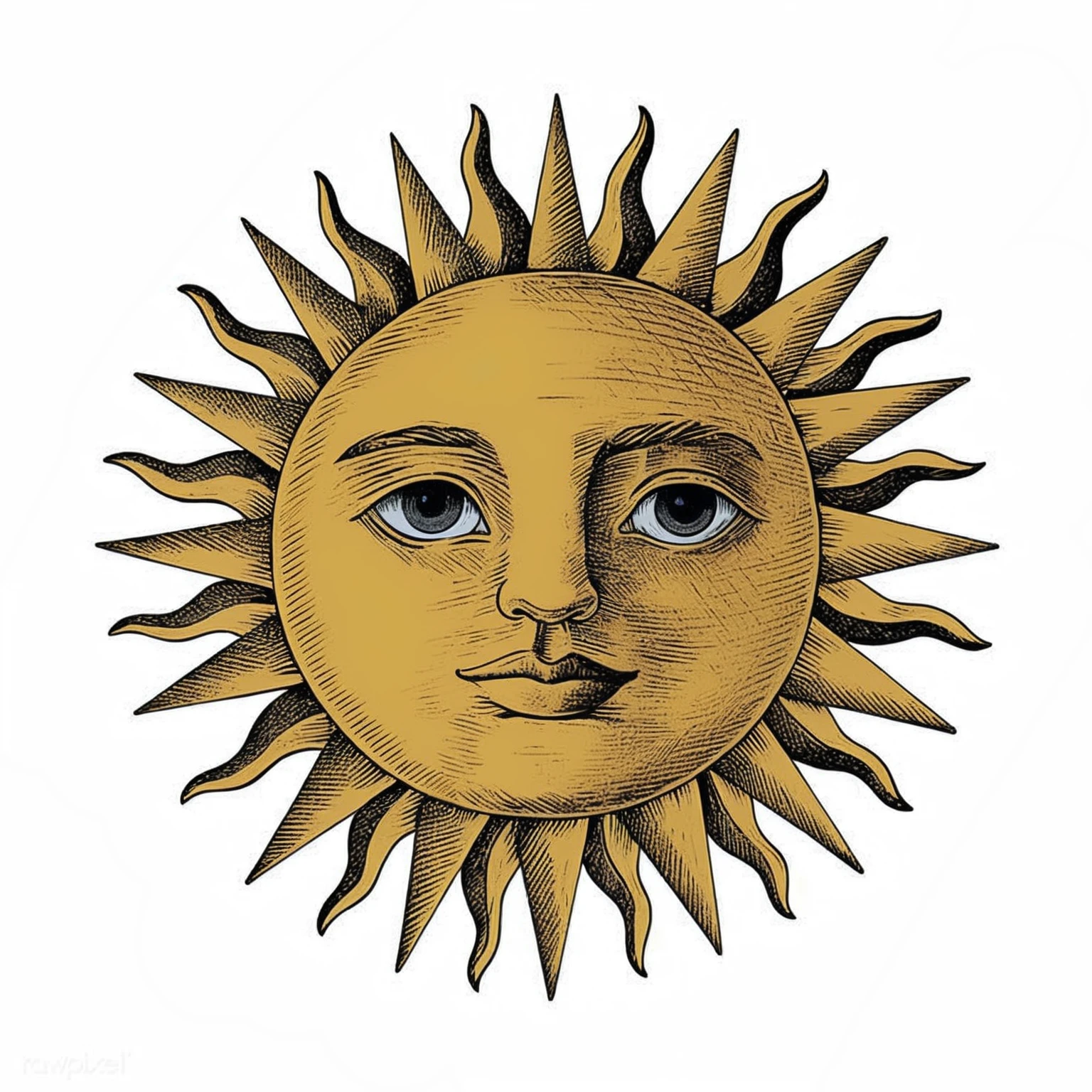 a drawing of a sun with a face and nose, hot and sunny highly-detailed, golden sun, the sun is at the top, 🪔 🎨;🌞🌄, O Sol. comely, tempo muito ensolarado, as the goddess of O Sol, the queen of O Sol, god of the sun, sunny day time, Sepia soil, suns, full sun