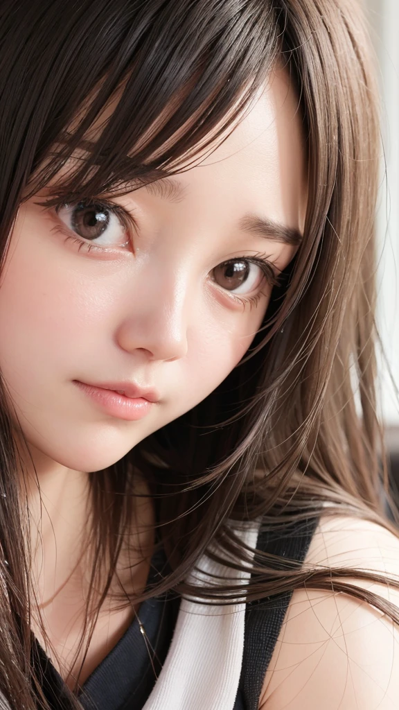 15 YEAR-OLD GIRL, CLOSEUP SHOT.