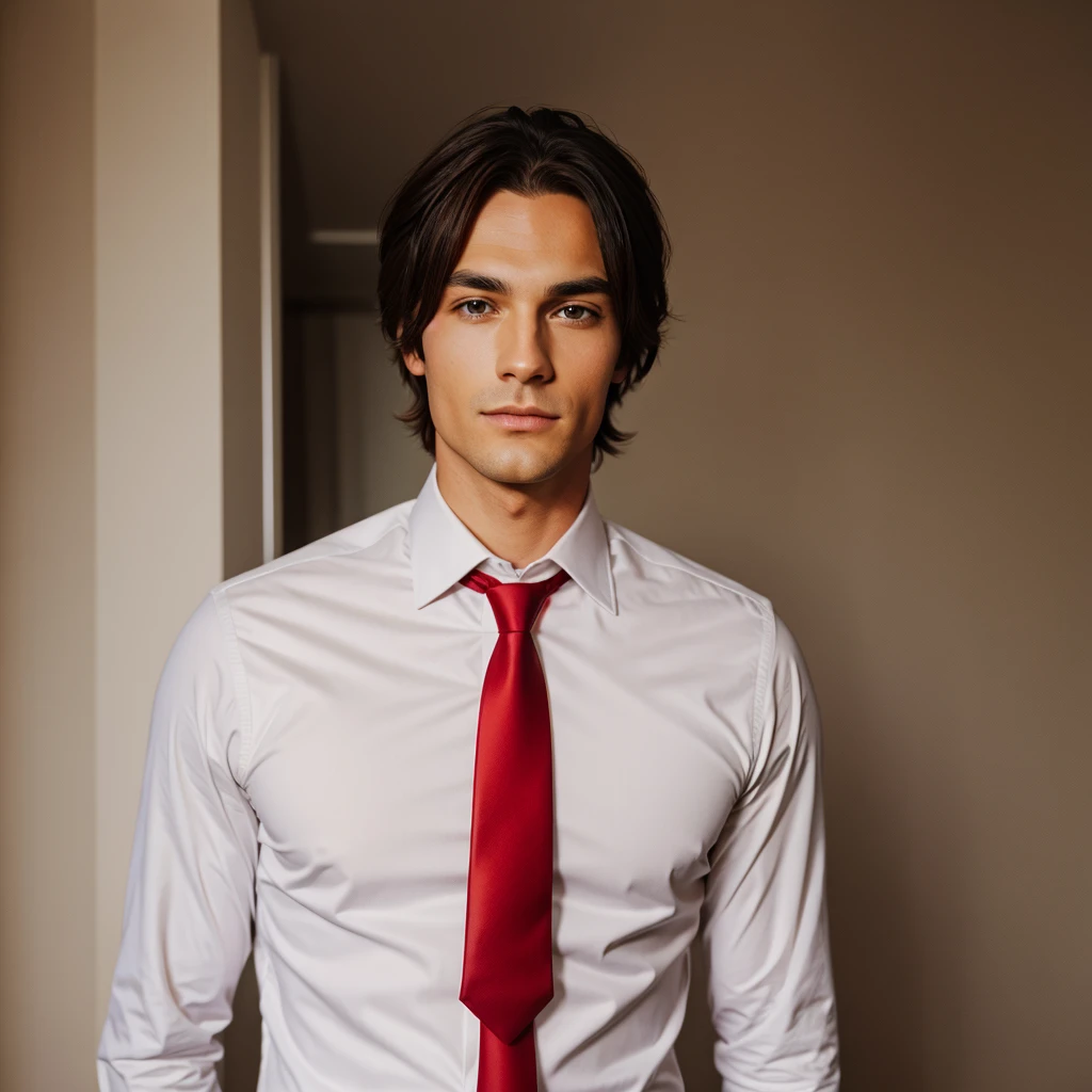 A red tie