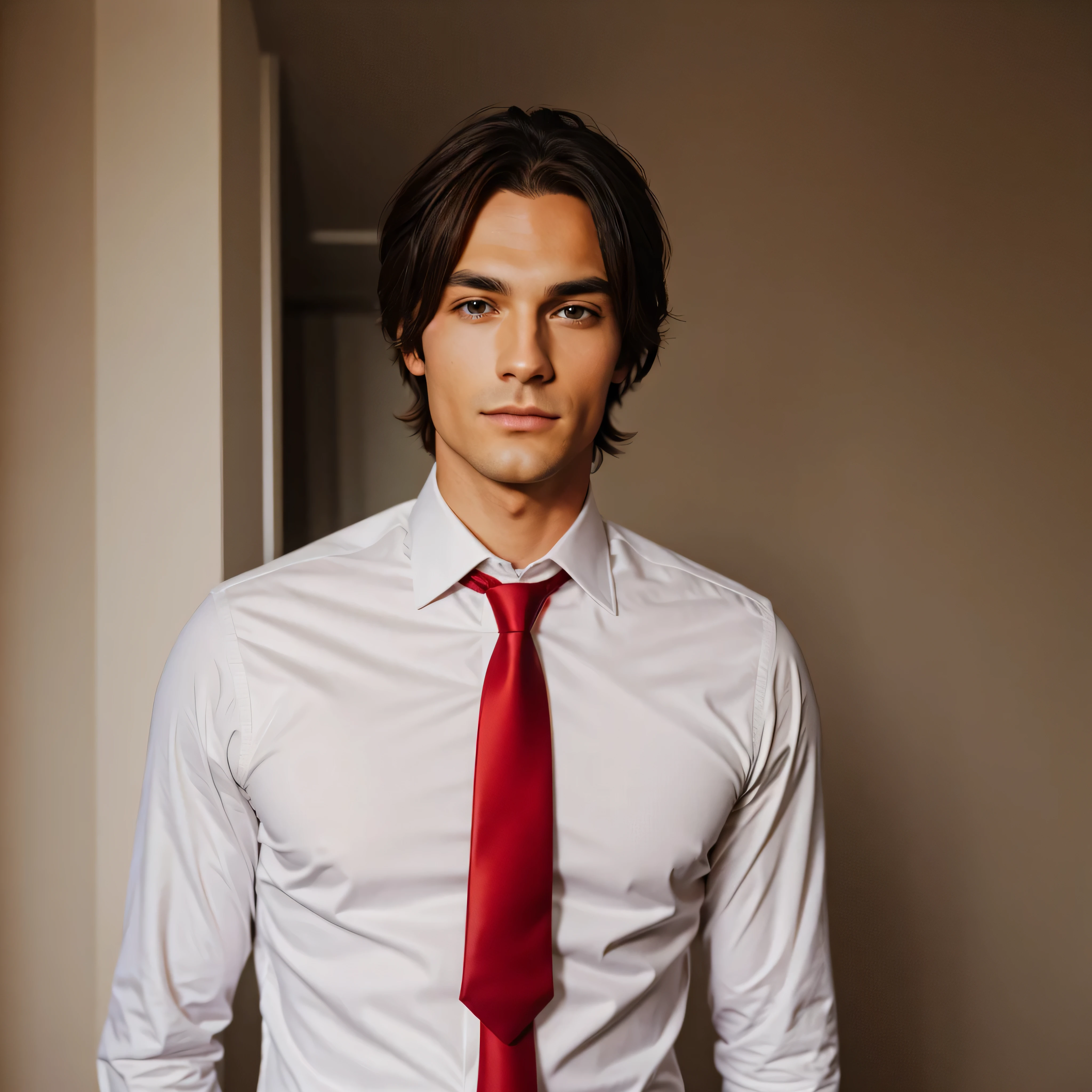 A red tie
