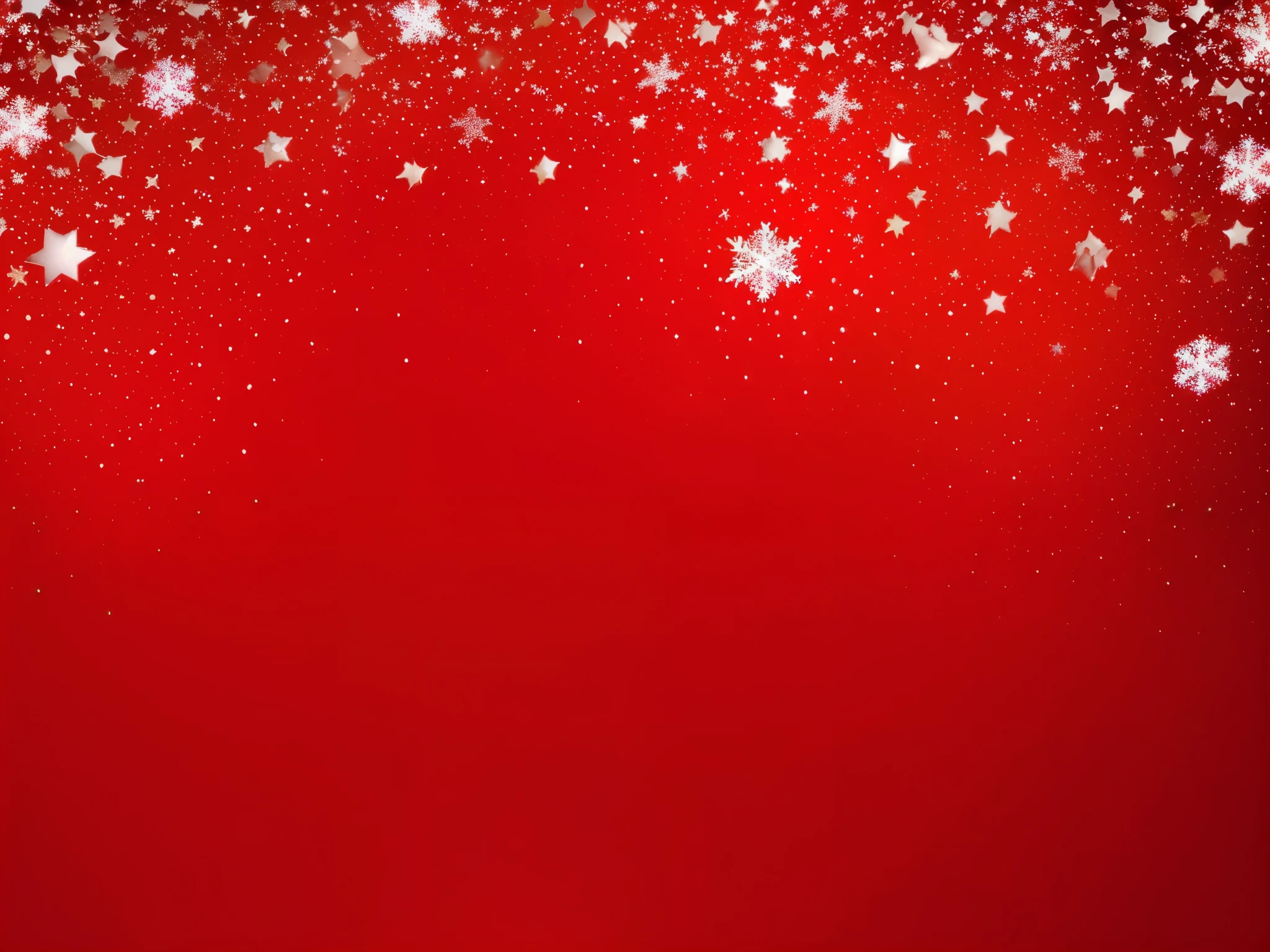 a close up of a red background with snowflakes and stars, white stars in the background, stars glittering in background, on a red background, stars background, red white background, stars in background, scarlet background, red background, fotografia, in red background, glittering stars scattered about, snowflakes falling, starry background, stars in the background, decorative background