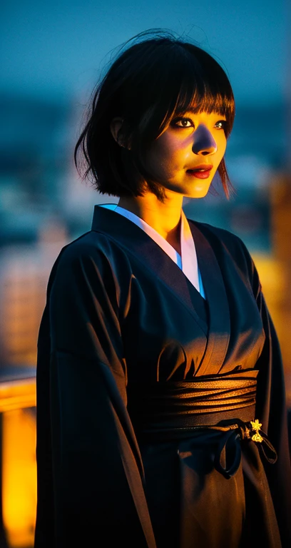 (A detailed woman in a black kimono dress to camoflage her wicked sense of humour, trying to contain her amusement, short bob_hair_side_bangs, subtle dimpled smile, fair skin, walking in Raccoon City at night, comic_relief, dark_lips, dark_knight, dark_side_of_the_force, dark_humour, dark_comedy, dark_chocolates, dark_background, dawn sunrise, extremely detailed skin, extremely detailed eyes, depth of field, 8k, dslr, dim lighting, warm spotlight, high quality, film grain, the_cowboy_shot)
#RomanticComedy #ScaryMovie #Sitcom