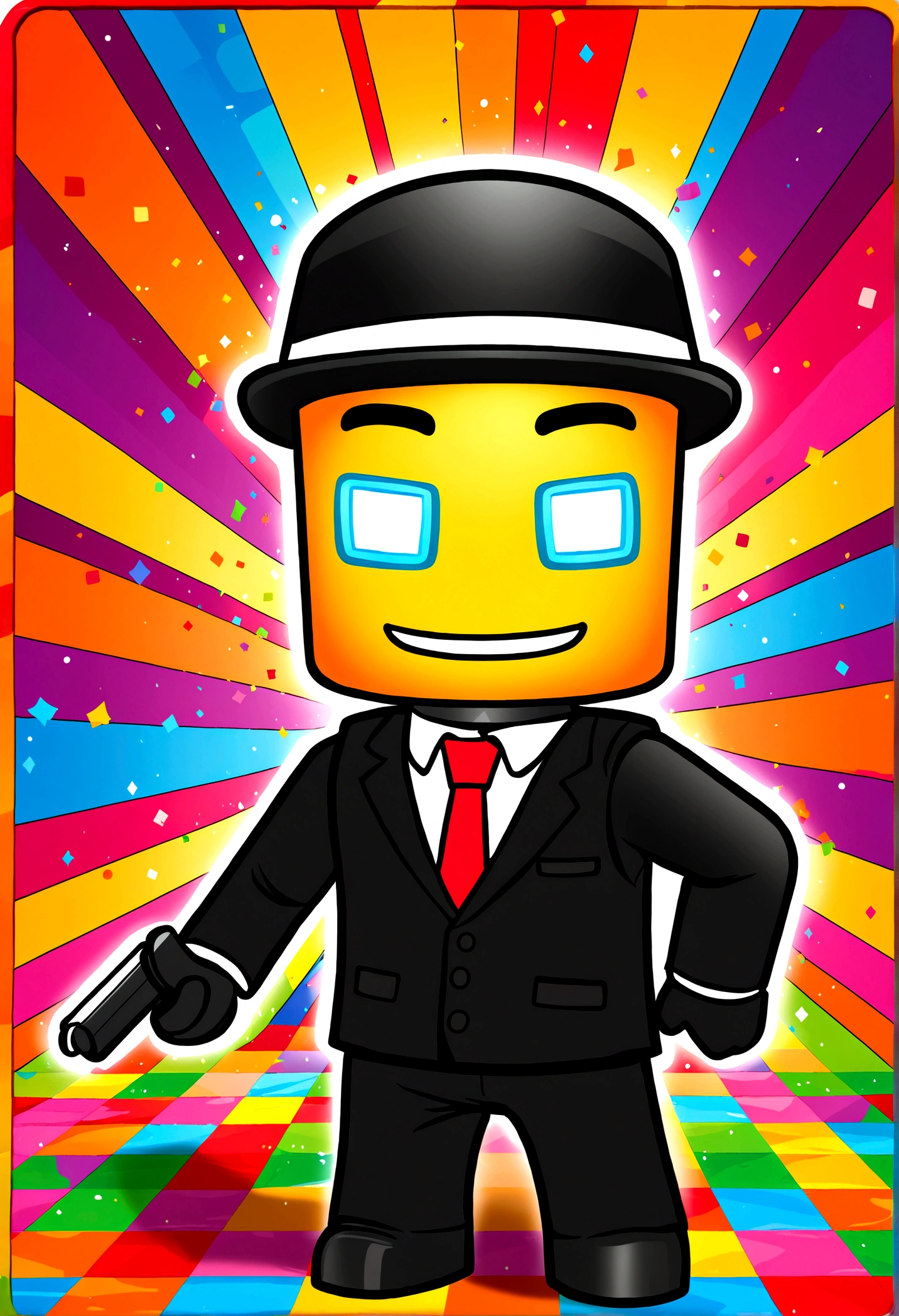 Create an image ( Roblox) face hunt game icon