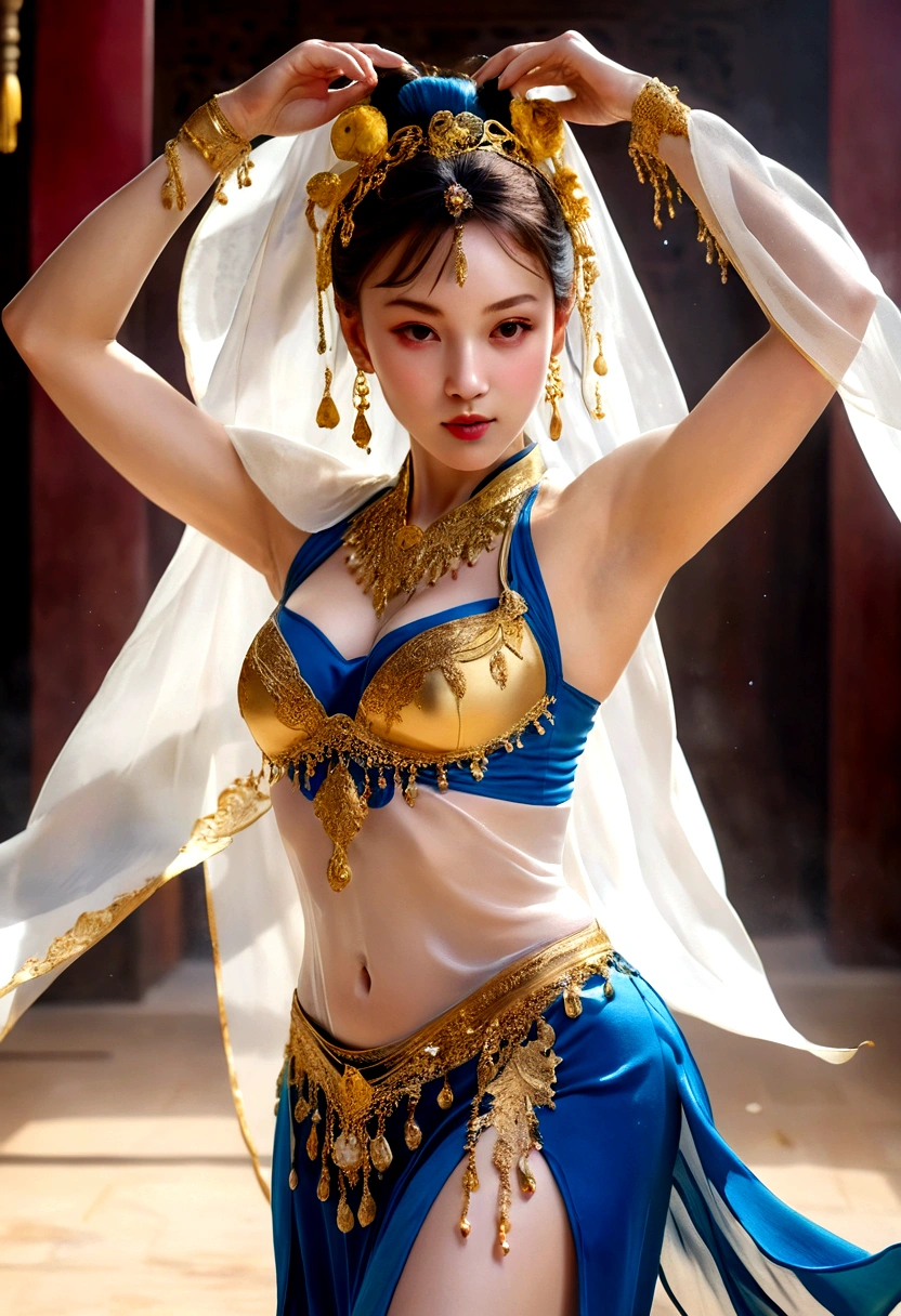 Chun Li belly dance veils