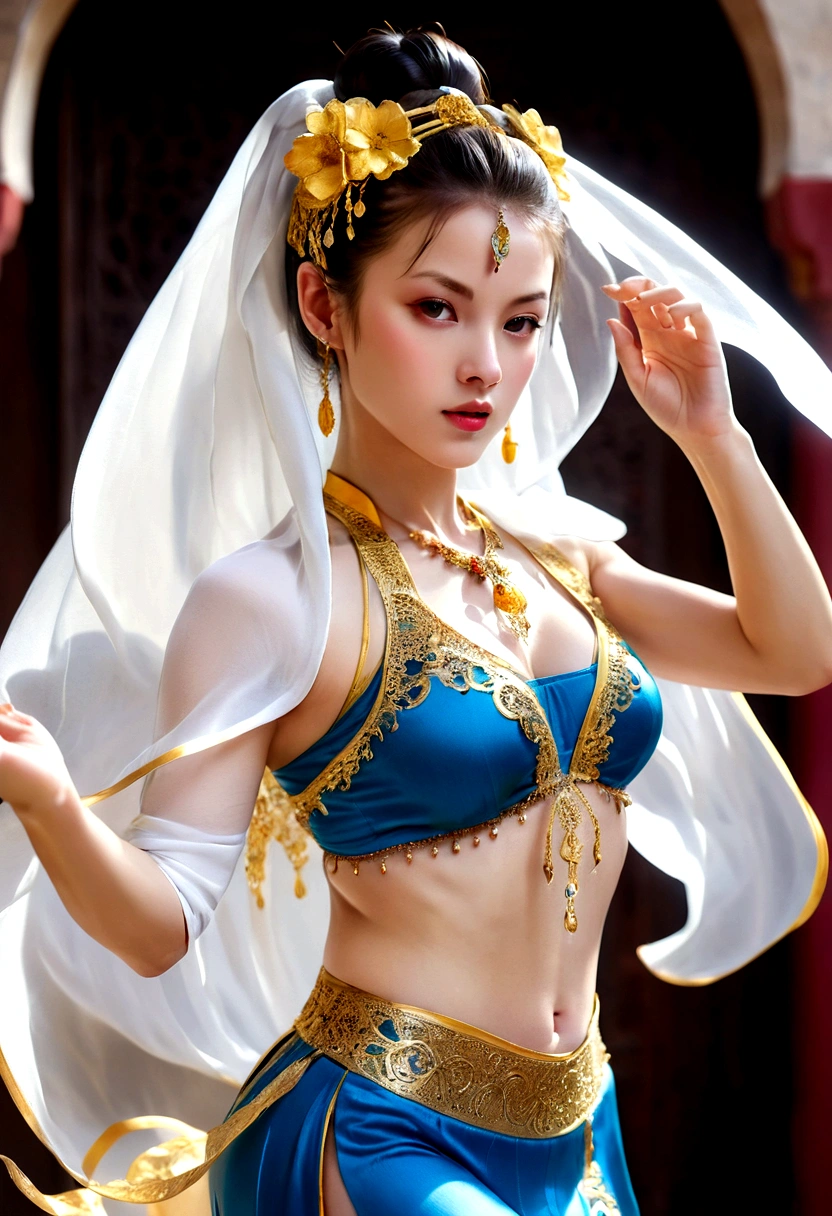 Chun Li belly dance veils