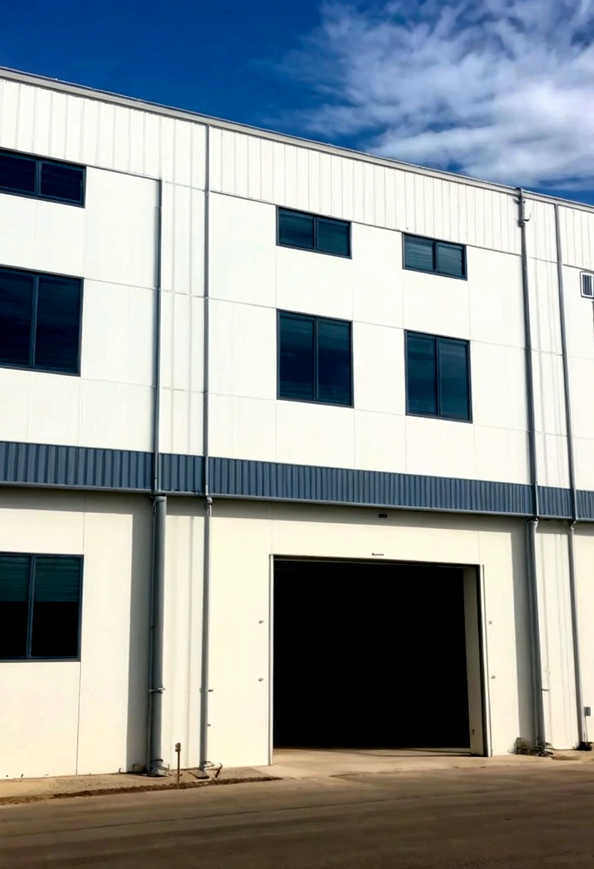 White industrial building FEDERAÇÃO