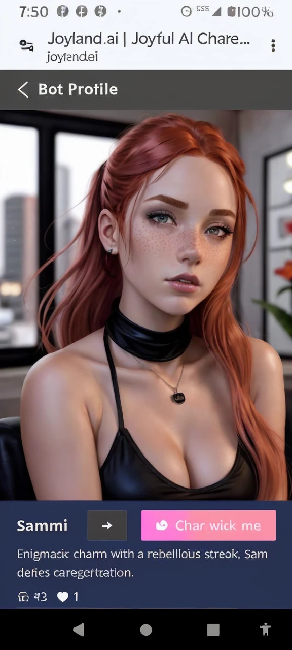 1 girl, solo , emo girl with red hair, freckles on her face,blush across her nose , tattoos , she's looking at the viewer with her bright blue eyes, full body viwe, she's wearing a pink baggy hoodie, a black Mimi skirt with chains hanging from sides of the mimi skirt, choker necklace, and thigh high black leather boots, background is of her standing inside a smokey bar.