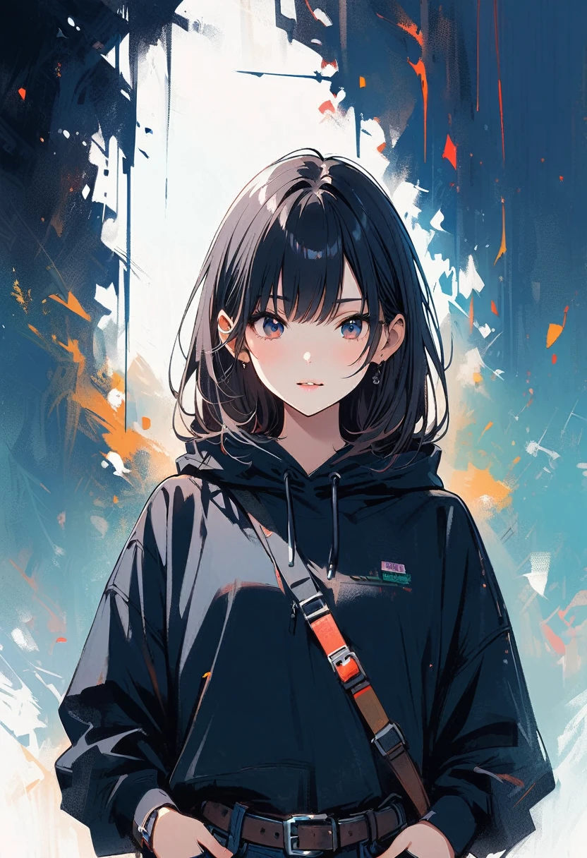 (1. Girl's Big Breasts), High quality sci-fi masterpiece wallpaper, Mecha Warrior, Sparkling blue eyes, Unique sword, Extreme Detail, Simple Background, Smooth lines, (Deluxe Edition)