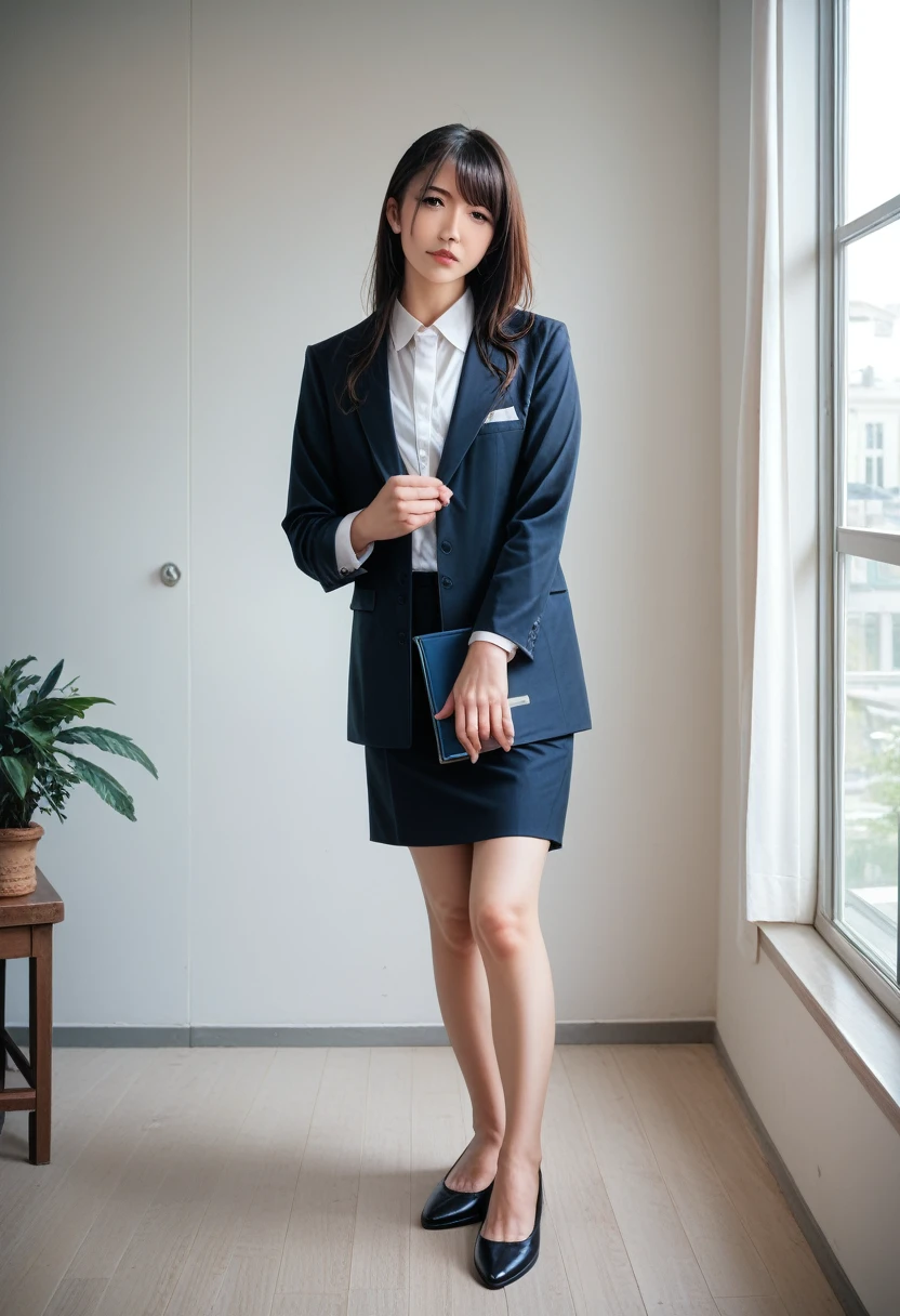 8k, raw photo, best quality, masterpiece, realistic, photo realistic, clear, professional lighting, beautiful face, best quality,ultra high res, realistic japanese beautiful, Super detailed, 1girl,full body, unfastened
