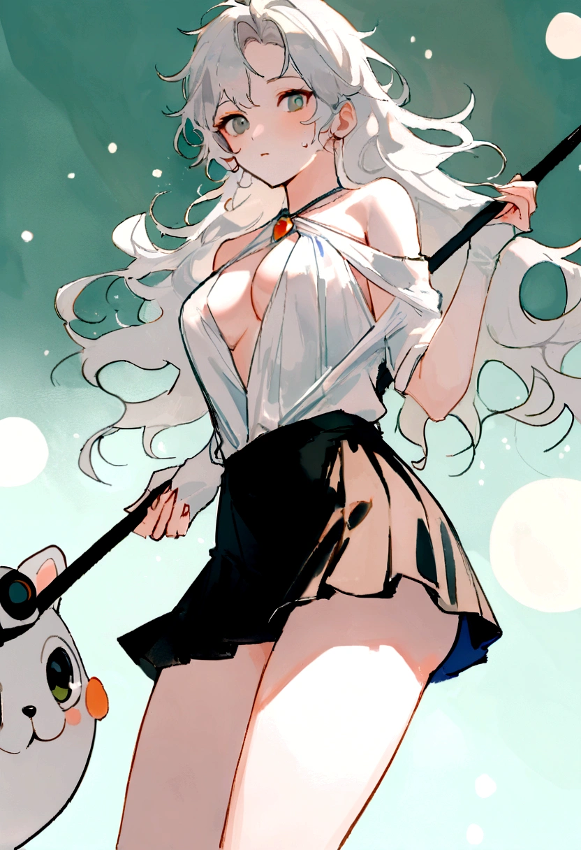 (), big fit ass ,(work of art), best qualityer, extremely detaild, (water colour), blossom, Delicate and gorgeous, illustration, (from low),(1 witch:1.4), (alone:1.2), seios big fit asss, neckleace (pulmonary disease :1.3), sample shoulder, (super short skirt:1.2), bared shoulders, (below the chest), gorgeous eyes, (disheveled hair ), fot, over shoulder shot, proffesional, Spitz, bokeh, Studio quality, Fish-eye lens,