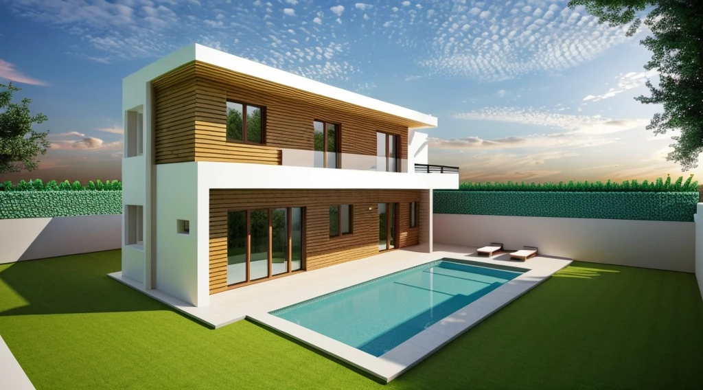 a house in a modern style