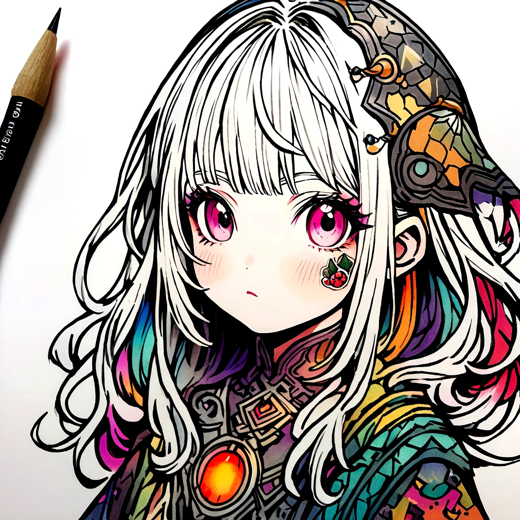 kitten,kittenのベクターTシャツプリント, Detailed sticker styles, Realistic sketch-style color design, White Background