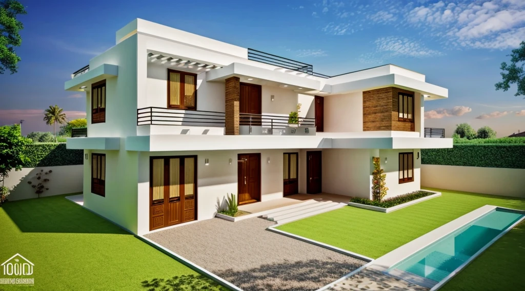 a house in a modern style