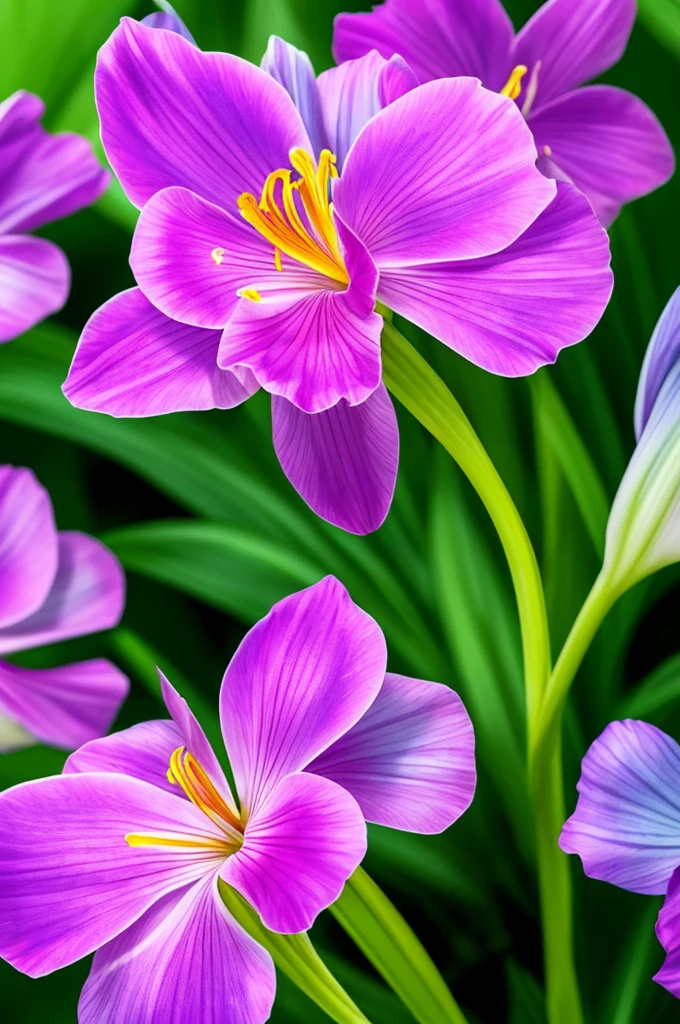 a close up of a flower with a heart shaped stem, glowing delicate flower, by Howard Butterworth, lily, lights with bloom, 🌺 cgsociety, by Ikuo Hirayama, by Luis Miranda, lily flower, photorealism ”, glowing iris, glowing flowers, beautiful lit, by Brian Thomas, by Carlos Berlanga, by Charles Billich