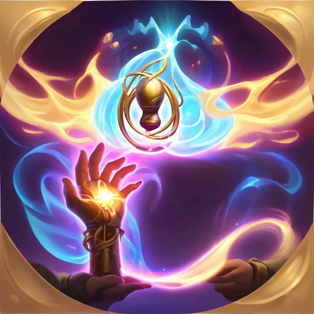 icon of person receiving tremor magic, the whole body shakes with gravitational powers
