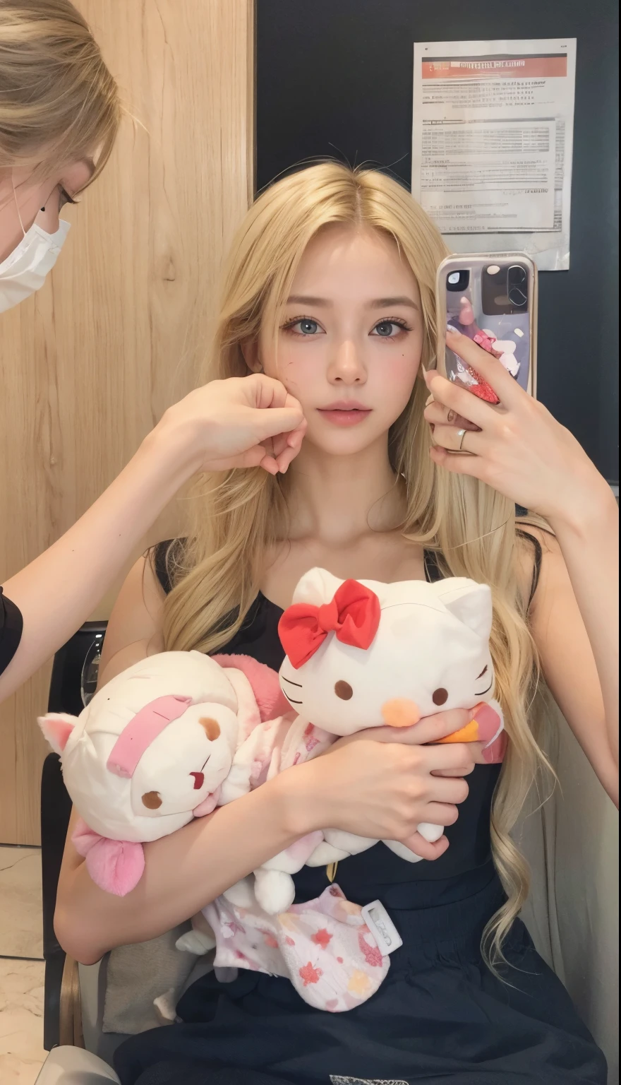 blonde woman