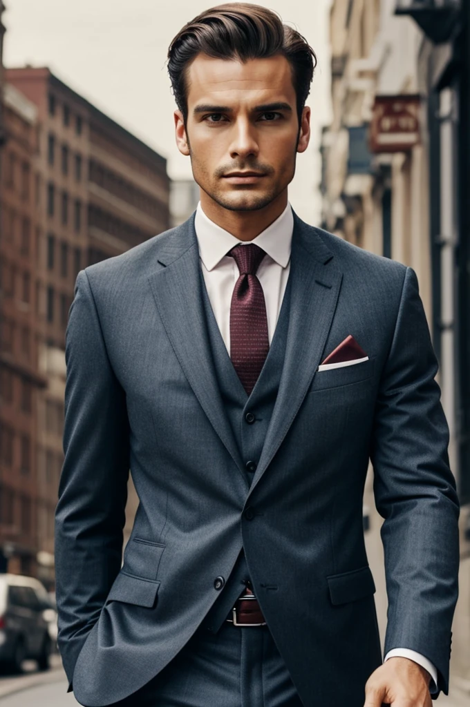 Create a man in a suit in the era