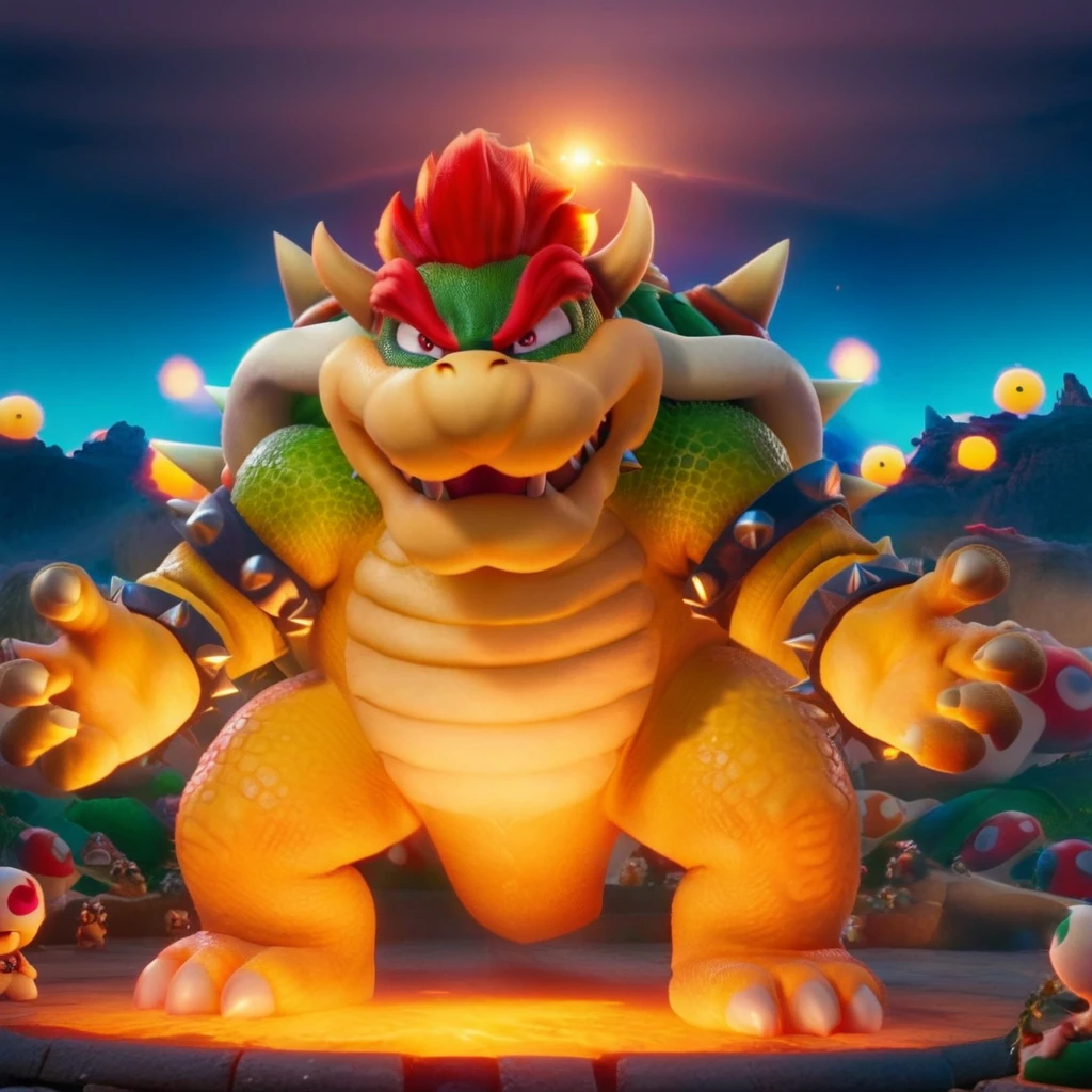 cinematic photo bowser, fantasy world  . 35mm photograph, film, bokeh, professional, 4k, highly detailed  