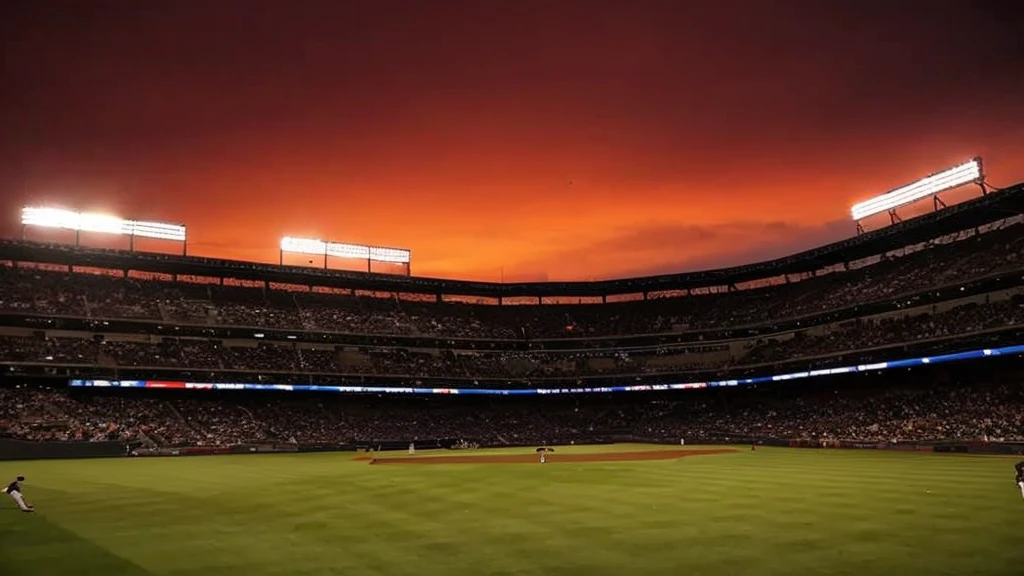 The view from the mound、Strike out to center、The seats are orange