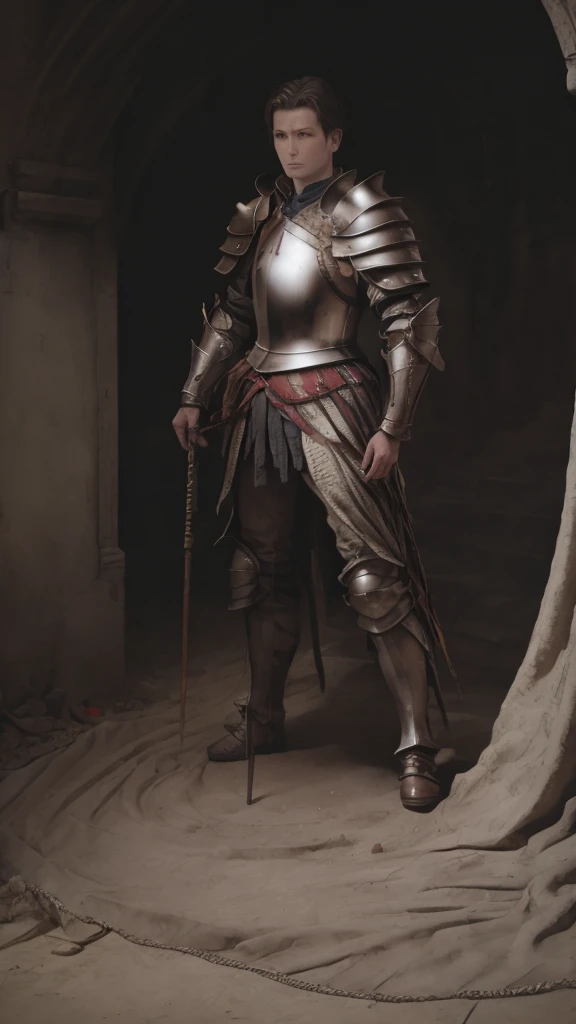 Renaissance, Regular soldier in armor, Simple metal armor