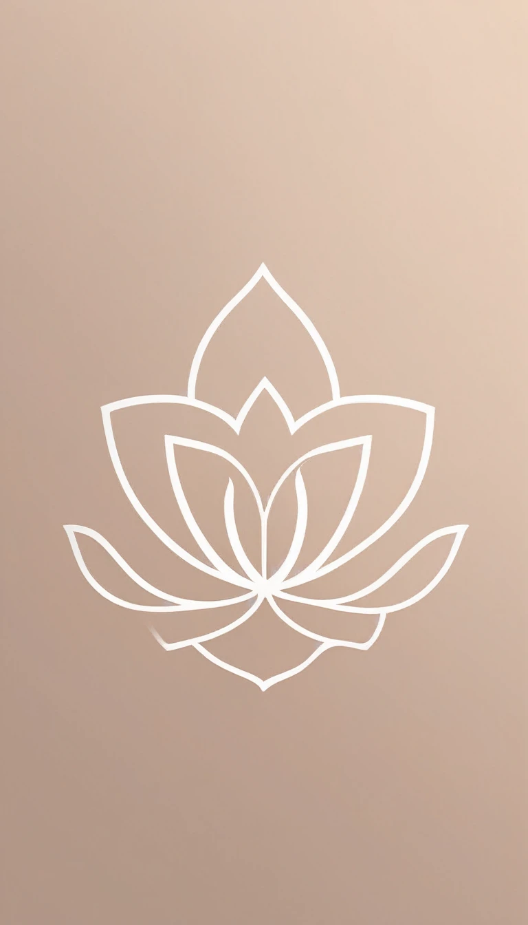 A minimal, modern, simple, cinematic logo design for the skincare brand “Lotus". Create a modern, minimalistic, high-quality, logo of a Lotus