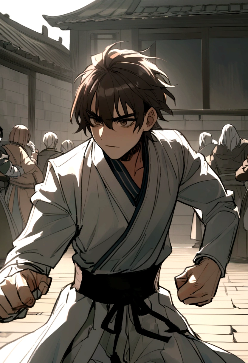 Yuta Okkotsu fighting gojo satoru from jjk