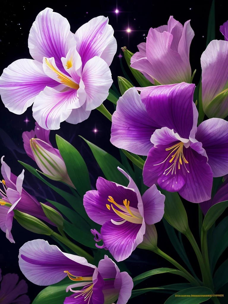 a close up of a flower with a heart shaped stem, glowing delicate flower, by Howard Butterworth, lily, lights with bloom, 🌺 cgsociety, by Ikuo Hirayama, by Luis Miranda, lily flower, photorealism ”, glowing iris, glowing flowers, beautiful lit, by Brian Thomas, by Carlos Berlanga, by Charles Billich