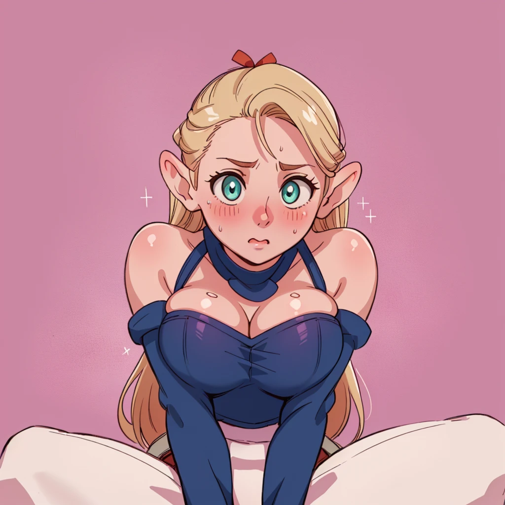 1 girl, front view, blush, amazing, lovely girl, from behind, (dmarci), best quality, great artwork, sensual image, bouncing breast, (white background:1.3, shy), solo, (bend over:1.3, v arms), eyes detail, face detail, sit with spread legs