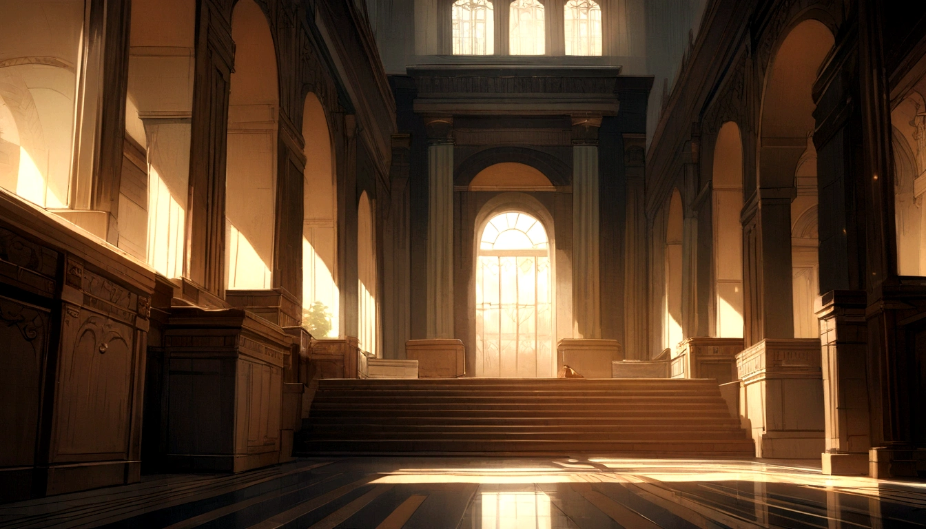 This description outlines a photorealistic image of a serene and tranquil night scene set in a Roman palace, likely during the time of Marcus Aurelius. The environment is ultra-detailed with cinematic lighting that casts dramatic shadows. Soft colors contribute to a moody and atmospheric setting, capturing the essence of stoicism and reflecting a high-quality, masterpiece visual. The 8K resolution enhances the detail and depth, making it feel immersive and lifelike.