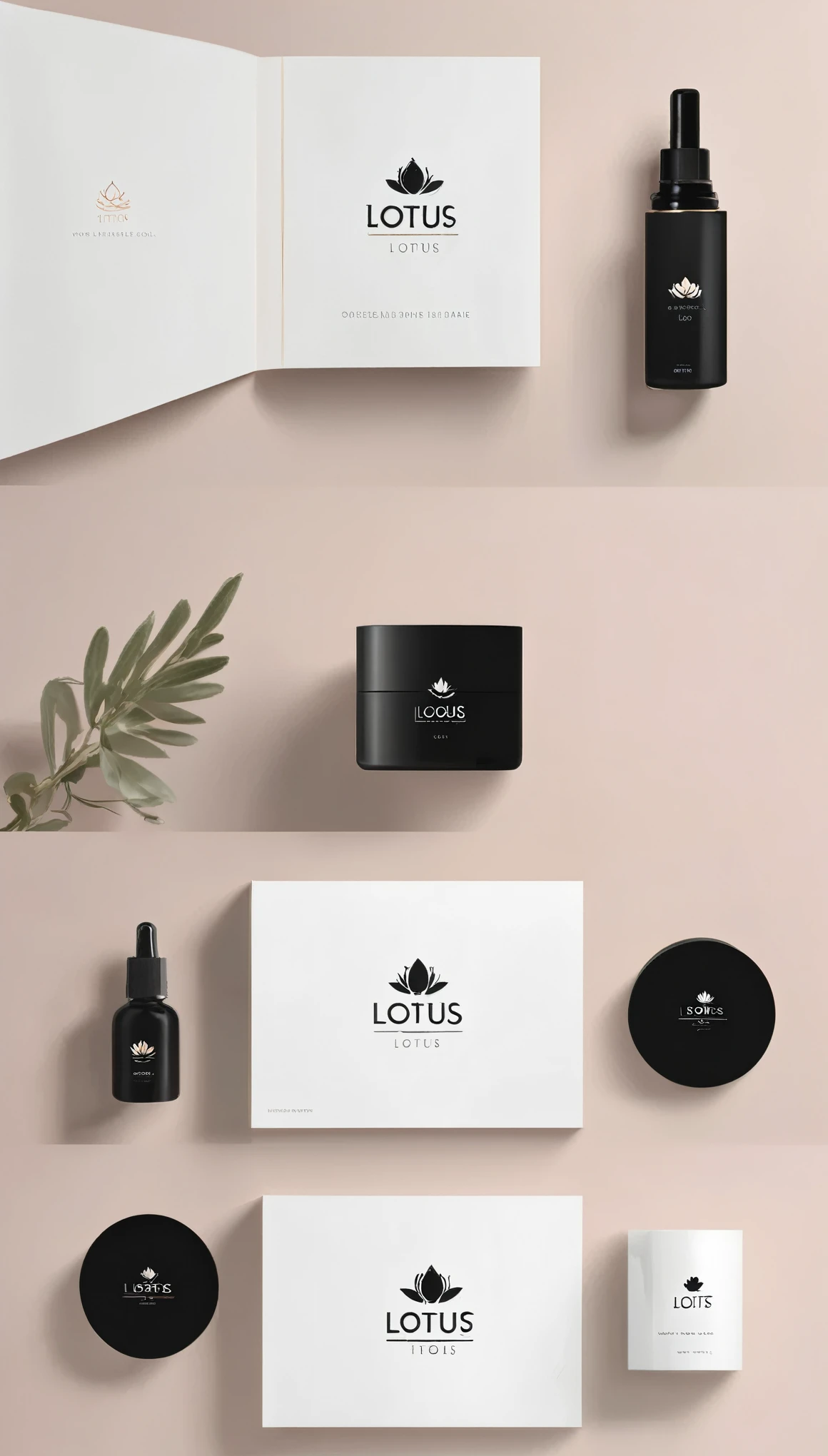 
A minimal, modern, simple, cinematic logo design for the skincare brand “Lotus". Create a modern, minimalistic, high-quality, logo of a Lotus