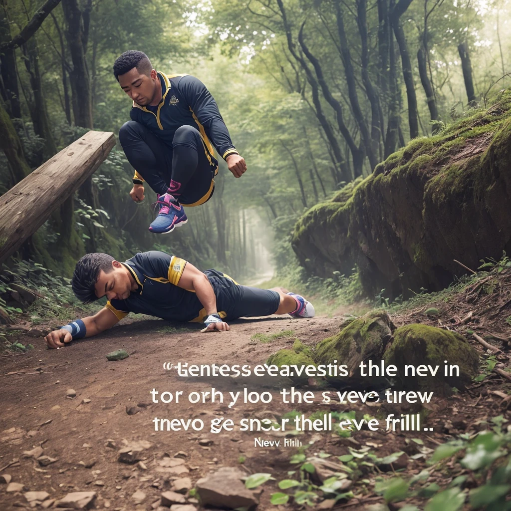 Greatness is not found in never falling, but in getting up every time you fall