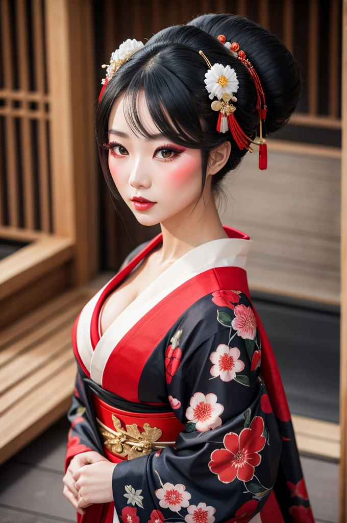 Yandere、bondage、mine makeup、kimono