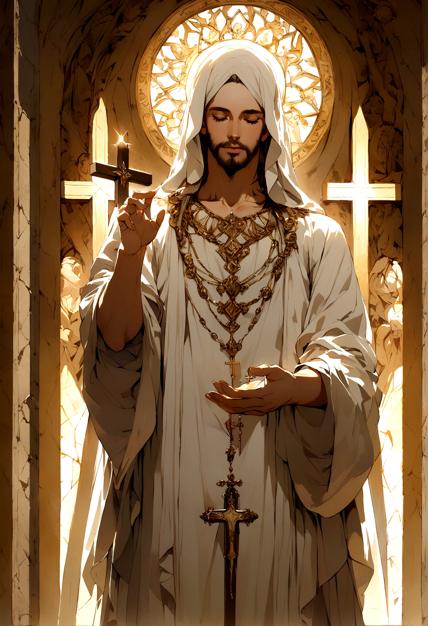 jesus with cross