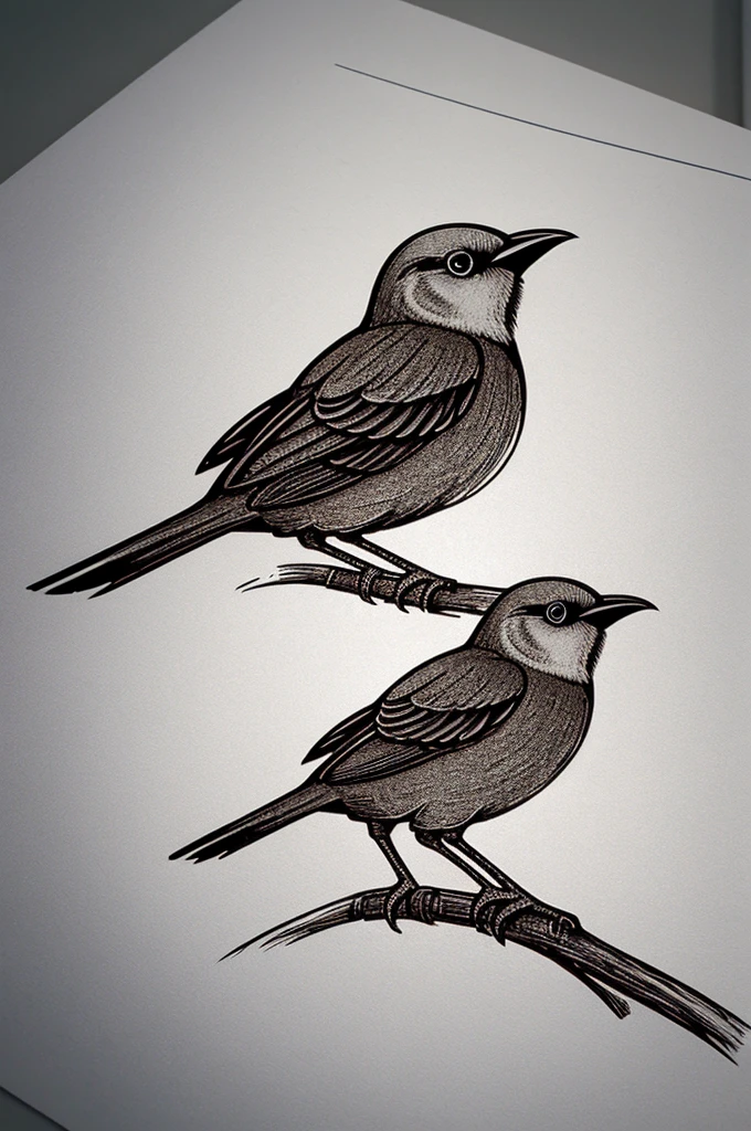 Create a logo that is a bird with a human face