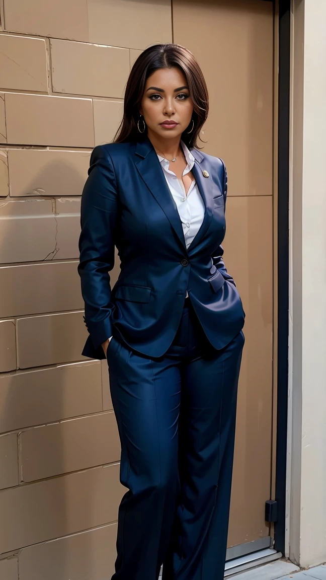 WOMAN 53 YEARS OLD LATINA MAFIA WITH FORMAL PANT SUIT