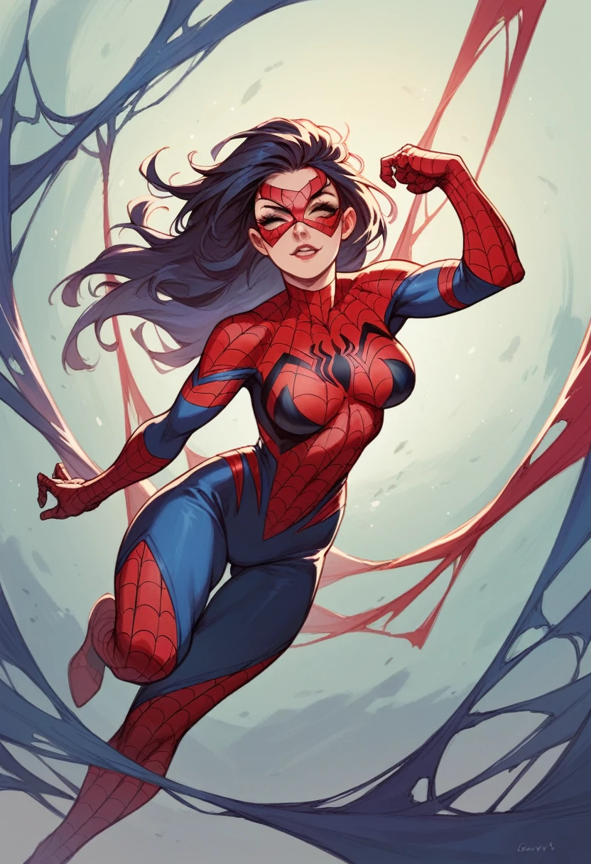 Spider woman white colour
