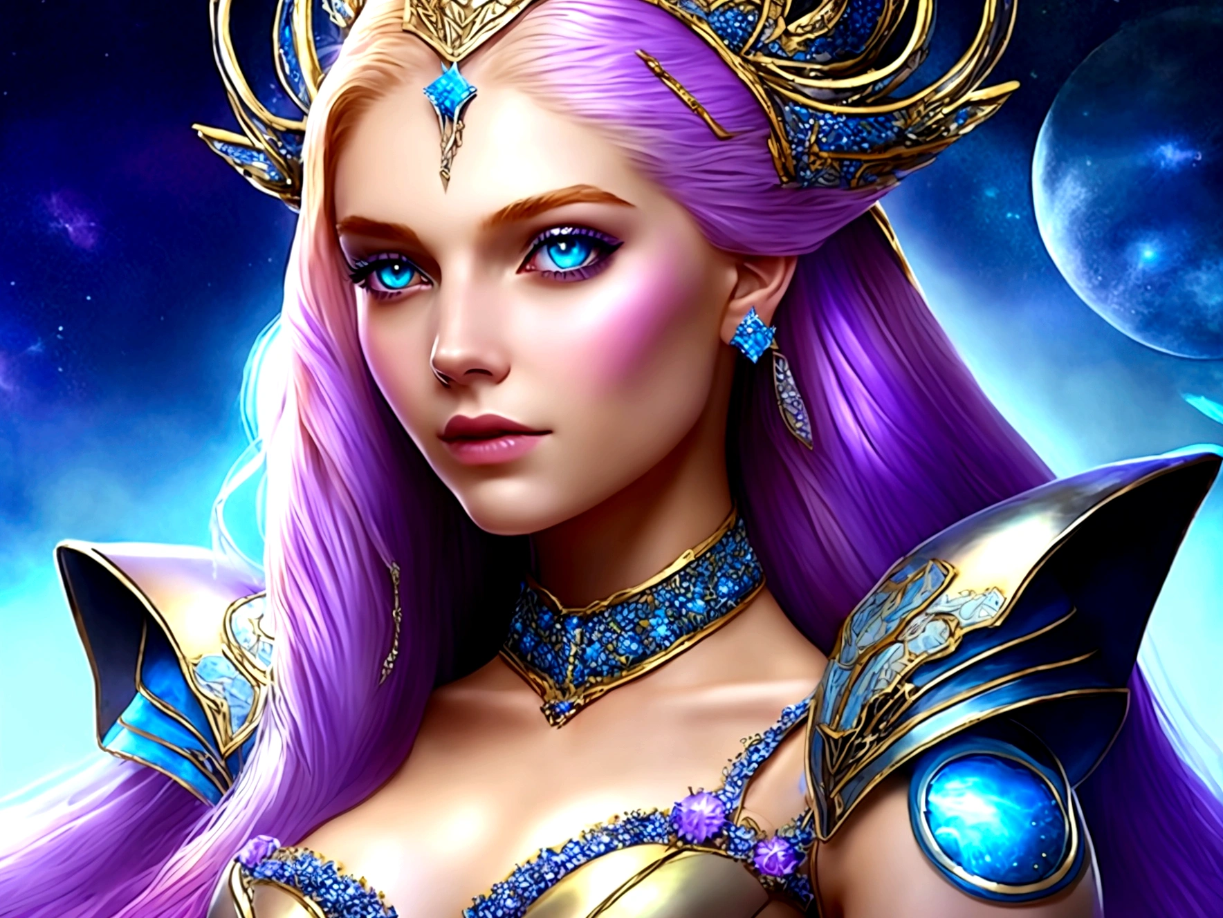 beautiful sci fi princess