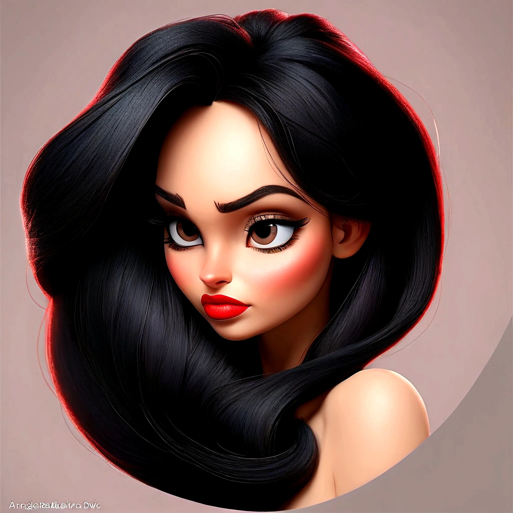 arafed woman with long hair and red lipstick posing for a picture, ekaterina, profile image, red lips, professional picture, 30 years old woman, 3 0 years old woman, angiewolf, photo of džesika devic, professional profile picture, moleksandra shchaslyva, with straight black hair