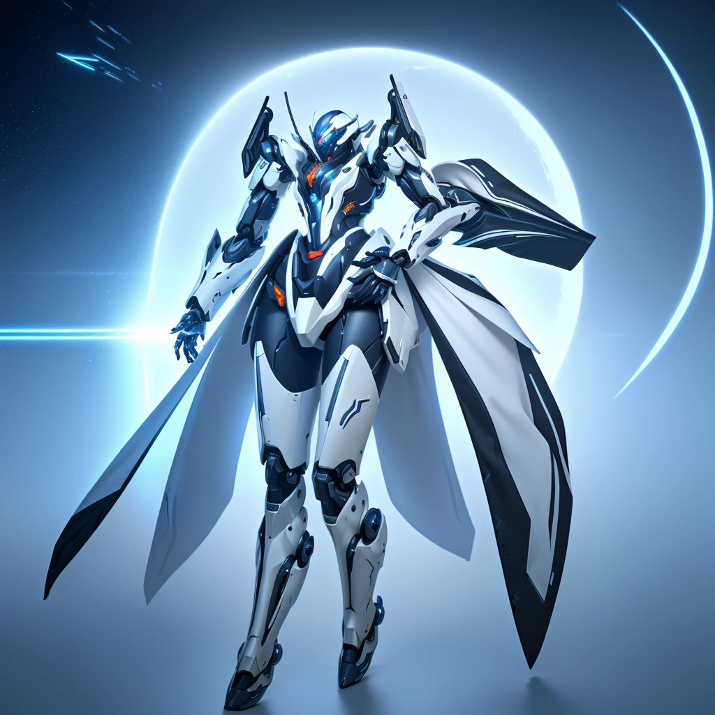 a giant fairy mecha, solo, ready, huge moon, star ring,(magic, fantasy,back photon particle effects), (masterpiece:1,2), best quality, masterpiece, highres, original, extremely detailed wallpaper, perfect lighting, (extremely detailed CG:1.2),<lora:JM:0.5>