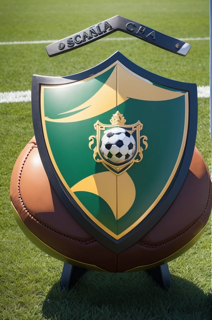 create a football shield with the name SOCANELA FC
