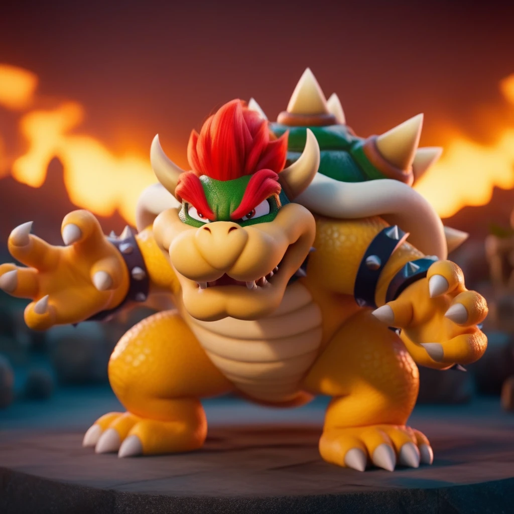 cinematic photo bowser, fantasy world  . 35mm photograph, film, bokeh, professional, 4k, highly detailed  