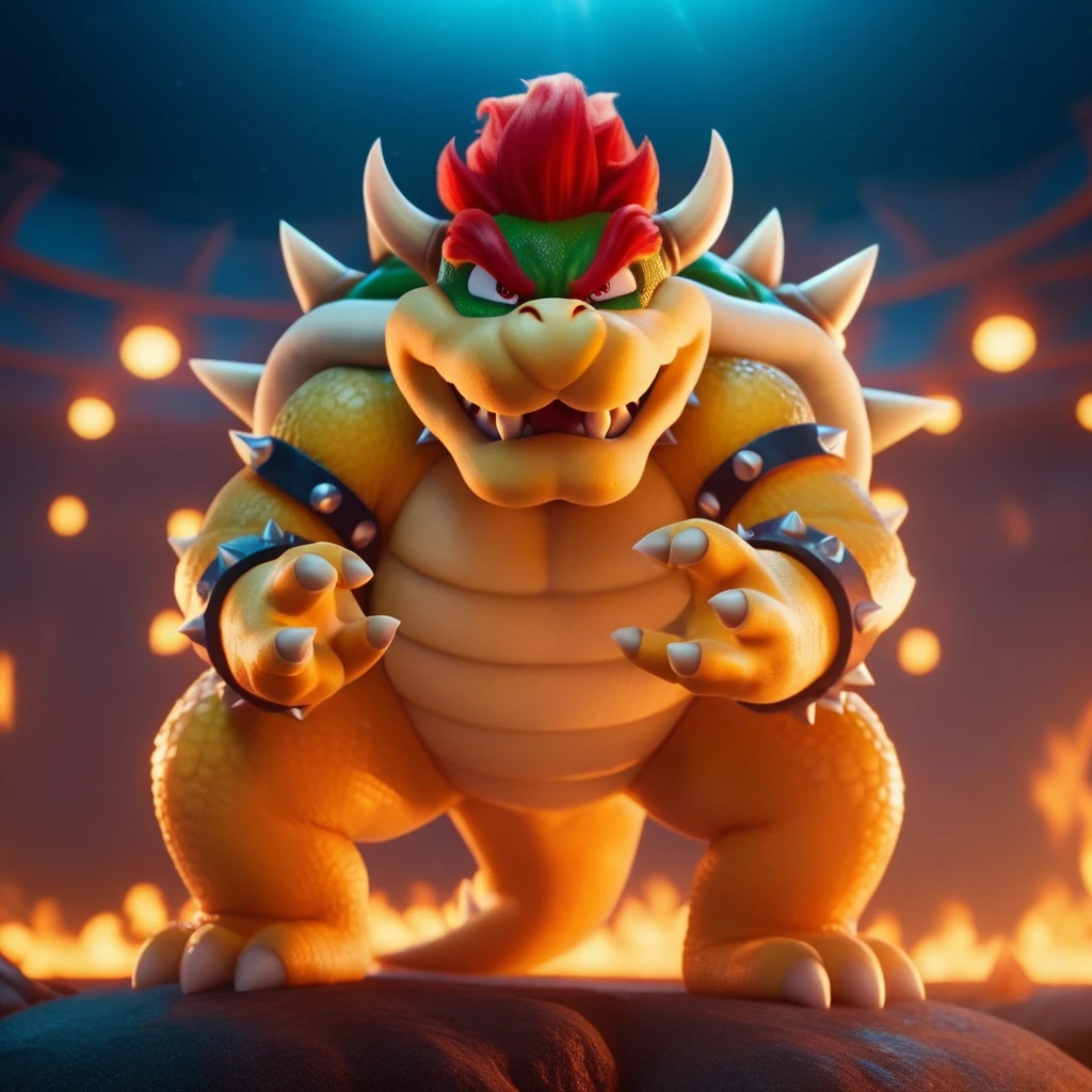 cinematic photo bowser, fantasy world  . 35mm photograph, film, bokeh, professional, 4k, highly detailed  