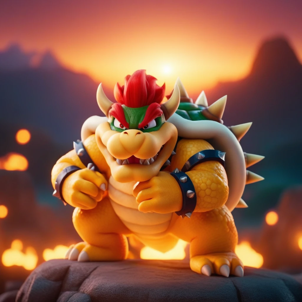 cinematic photo bowser, fantasy world  . 35mm photograph, film, bokeh, professional, 4k, highly detailed  