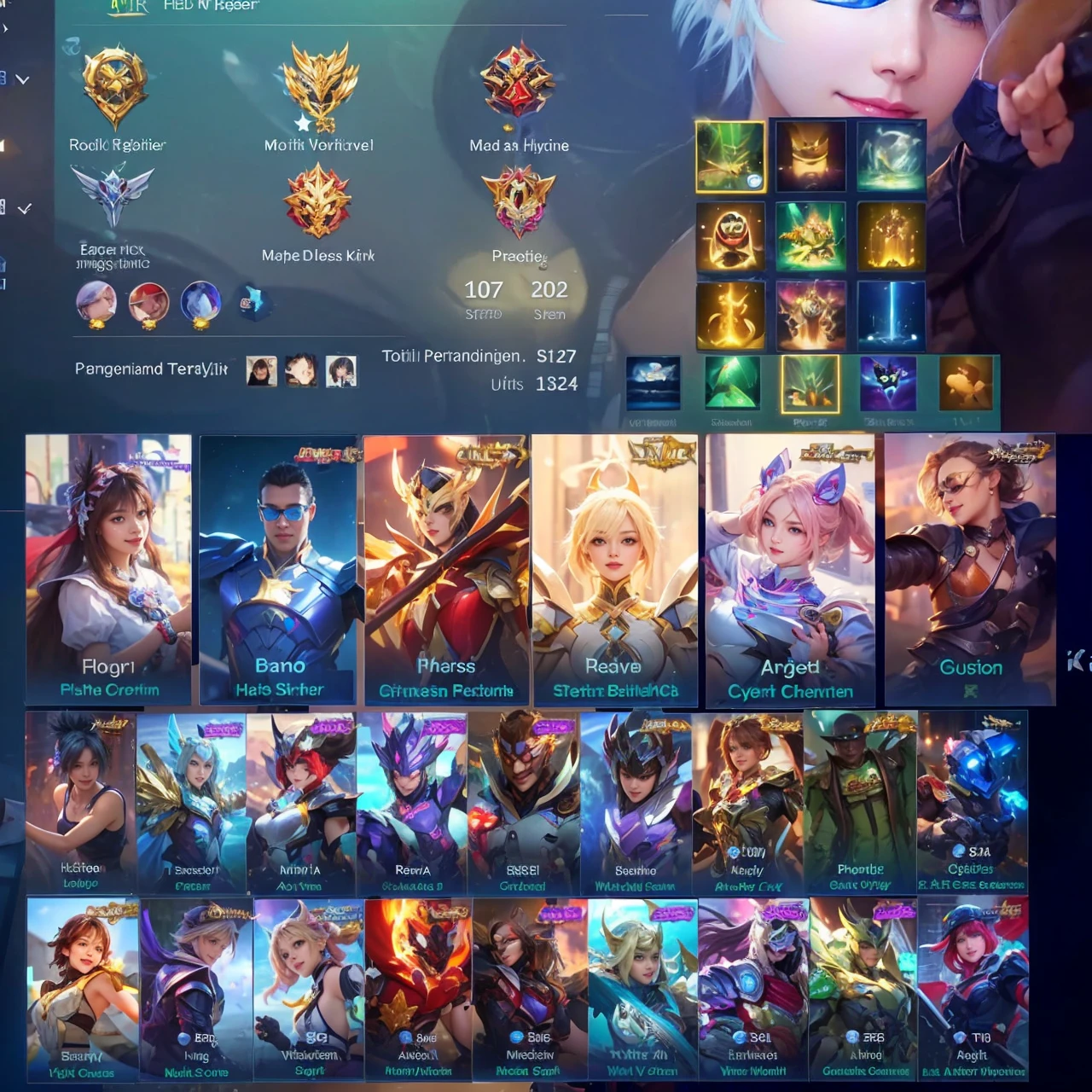 Realistic, from Mobile legends, ultra detail, high quality, masterpiece, ultra hd, perfect face, perfect detail, fokus high detail, detail face, smile