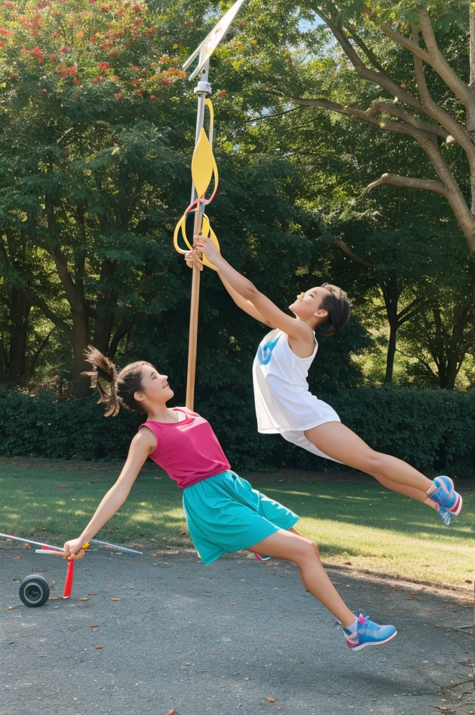 playing whirligig or emboque