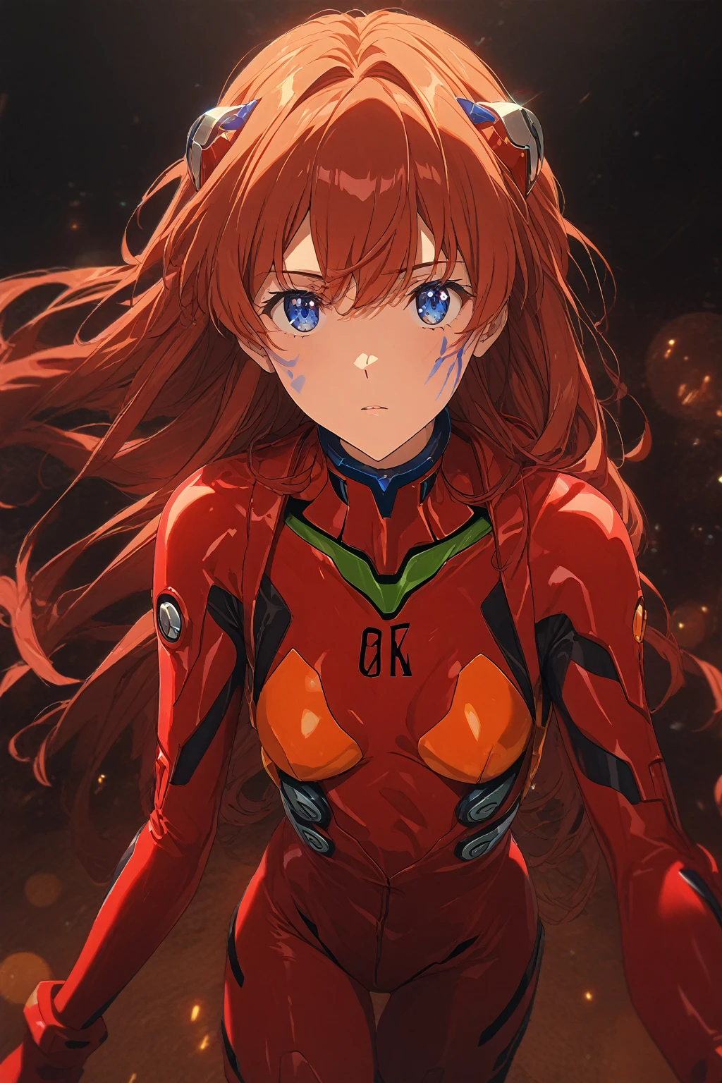 anime artwork cinematic film still anime artwork score_9,score_8_superior,score_7_superior,score_6_superior,score_5_superior,score_4_superior,(((Super detailed, 8K, High resolution, masterpiece, Super highlight))),very beautiful,Absurd,beautiful,beautiful,chromatic aberration,((Very detailed facial features)),((Randomly oriented)),(((Random Pause))),((Random Background)),Soryu Asuka Langley,Long Hair,bangs,blue eyes,Redhead,hair ornaments,Bodysuits,Pilot Suit,Plug Suit,red Bodysuits,Anime stills,IBG,Depth of written boundary,, shallow Depth of written boundary, Vignette, Very detailed, big budget hollywood movie, Bokeh, CinemaScope, Sulky, amazing, nice, Film Grain . Anime Style, Key Visual, Vibrant, Studio Anime,  Very detailed