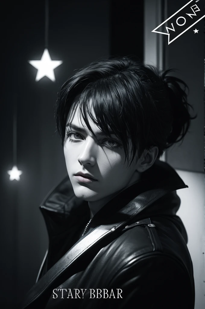mysterious book cover called "Starboy", with a noir aesthetic