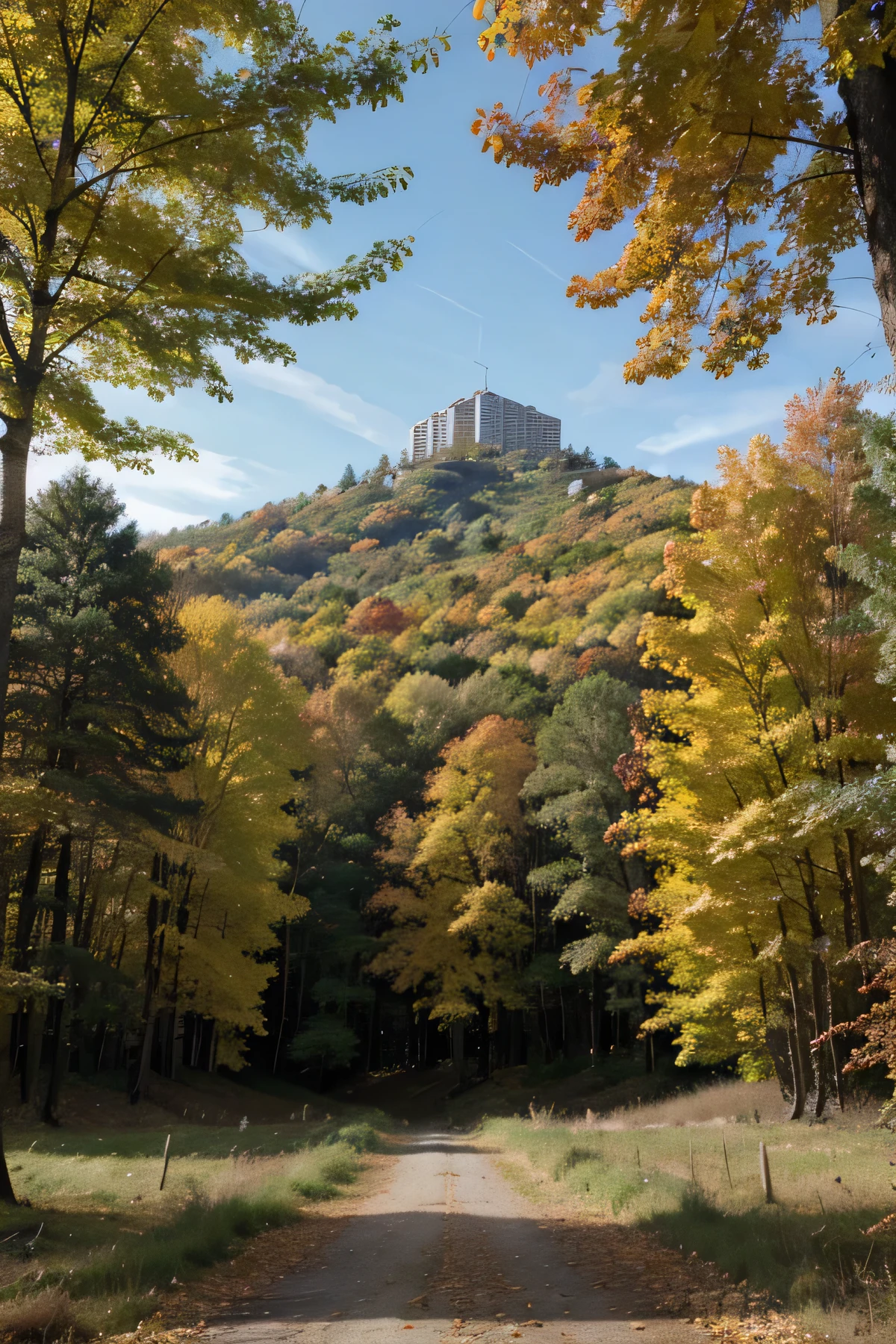 Landscape forest in autumn